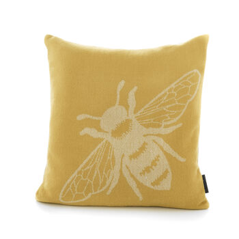 Bee Faux Cashmere Cushion, 2 of 5