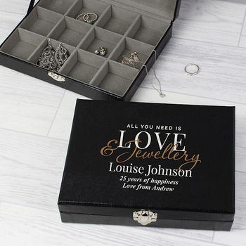 Personalised Large Jewellery Box, 2 of 7