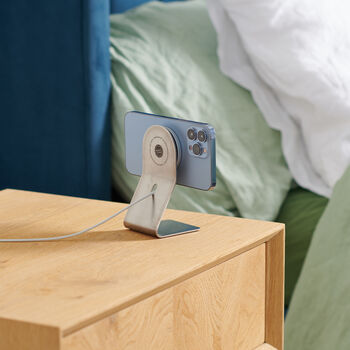 Nightstand Magsafe iPhone Dock | Stainless Steel, 4 of 11