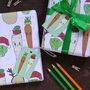 Christmas Vegetables Wrapping Paper, thumbnail 6 of 7