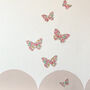 Liberty Fabric Butterfly Wall Stickers, thumbnail 3 of 9