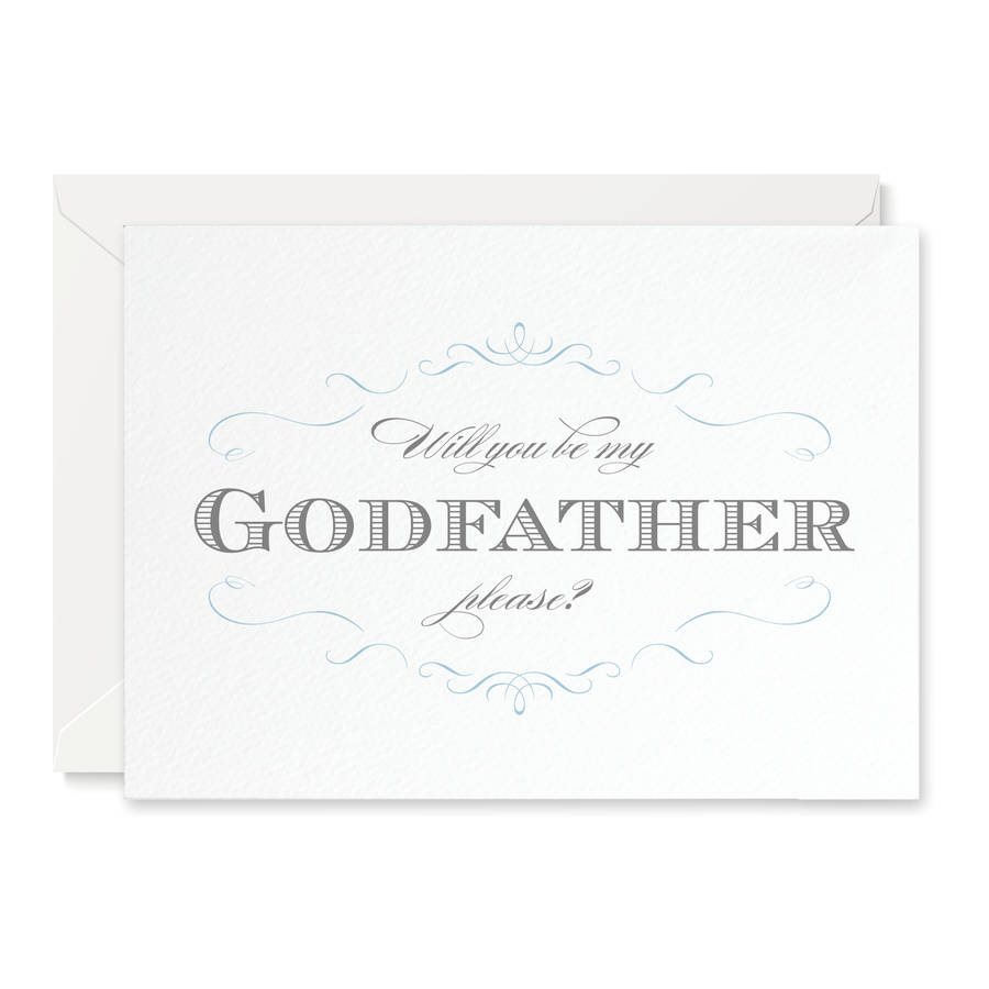 Olivia 'Will You Be My Godfather?' Card