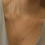 Dainty Silver Chain Necklace, thumbnail 4 of 4