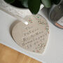 Personalised Ceramic The Future Engagement Heart, thumbnail 1 of 6