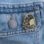 Just One More Page Club, Book Enamel Pin, thumbnail 2 of 6