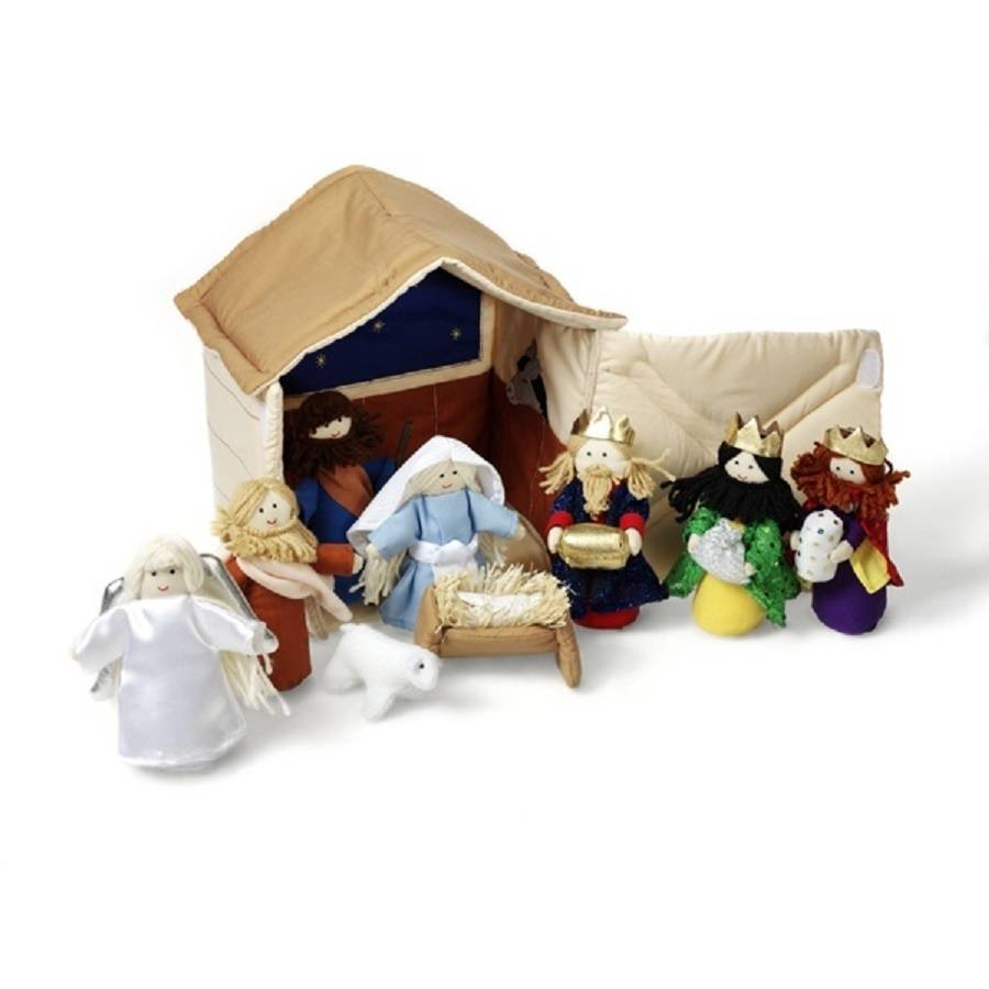Fabric Nativity Scene By Harmony at Home Boutique