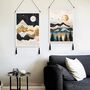 Set Of Two Mountain Tapestries Wall Hanging Decoration, thumbnail 2 of 7