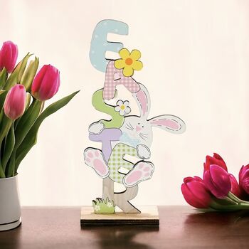 Small Wooden Easter And Spring Table Display Signs, 2 of 7