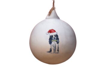 Cocker Spaniel Ceramic Bauble, 2 of 2