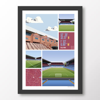 Aston Villa Views Of Villa Park Poster, 7 of 7