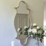 Painted Wood Cream Antique Mirror, thumbnail 1 of 3