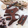 Coffee Bean Brown Cord Puppy Dog Harness Xs L, thumbnail 11 of 11