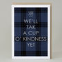 'We'll Tak A Cup O Kindness' Card, thumbnail 1 of 2