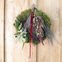 Dried Moss Wreath With Swag, thumbnail 1 of 4