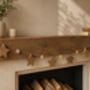 Farmhouse Wooden Star Garland, thumbnail 1 of 4
