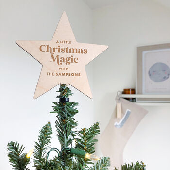 Personalised Christmas Magic Tree Topper, 2 of 7