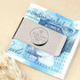 60th Birthday 1966 Sixpence Coin Money Clip, thumbnail 1 of 9