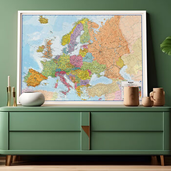 Europe Wall Map, 8 of 8