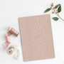 A5 Dusty Pink Animal Dots Notebook, thumbnail 1 of 2
