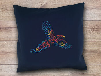 Parrot Cushion Beginners Embroidery Kit, 3 of 4