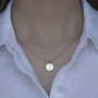 Medium Gold Plated Initial Necklace, thumbnail 2 of 9