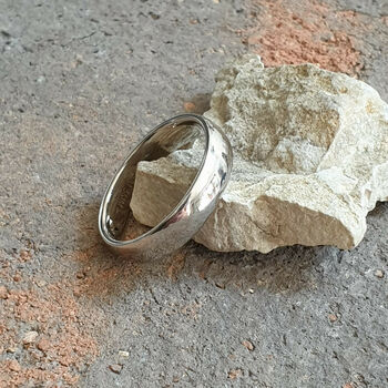 Personalised Titanium Wedding Or Promise Ring, 2 of 6