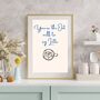 A4 Print, You're The Oat Milk To My Latte, thumbnail 1 of 5