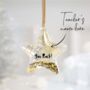 Personalised Teacher Christmas Bauble, thumbnail 2 of 3