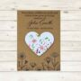 Personalised Plantable Seed Heart Funeral Favours, thumbnail 1 of 3