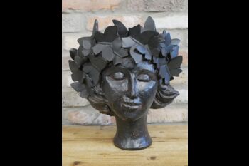 Butterfly Lady Head Planter Indoor/Outdoor, 4 of 7