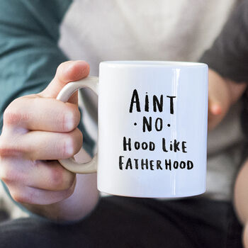 'Ain't No Hood Like Father Hood' Greeting Card, 3 of 3