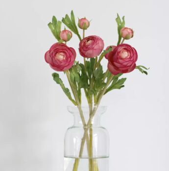 Faux Ranunculus Flowers, 5 of 6