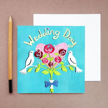 'Doves Or Mice Card', Engagement/ Wedding Cards, 2 of 4