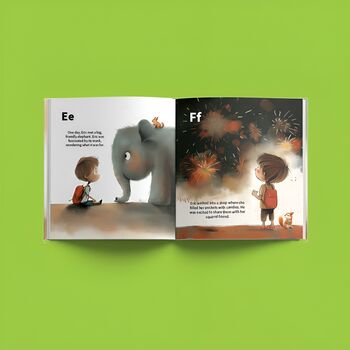 Personalised Alphabet Trip Abc Book Gift For Kids, 4 of 9