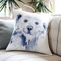 Inky Polar Bear Cushion, thumbnail 1 of 6