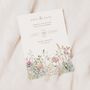 Dusty Pink Wildflower Wedding Save The Dates, thumbnail 1 of 4