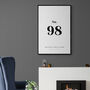 Personalised New Home Door Number Print, thumbnail 5 of 5