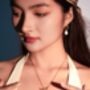 Natural Freshwater Pearl T Bar Clasp Necklace, thumbnail 8 of 12