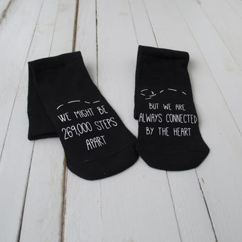 Long Distance Relationship Sock Gift, 2 of 2