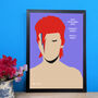 Personalised British Music Legends Artists Prints, thumbnail 1 of 8