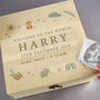Personalised Safari Animals Large Wooden Keepsake Box, thumbnail 2 of 6