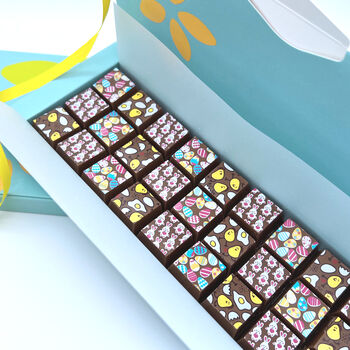 Easter Mosaic Chocolates With Eggs And Rabbits, 2 of 6
