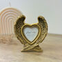 Standing Gold Angel Wing Photo Frame Remembrance Gift, thumbnail 2 of 9