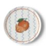 Orange Squiggle China Plate, thumbnail 5 of 5