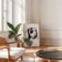 Dachschund Lover Monochrome Dog Print, thumbnail 1 of 8