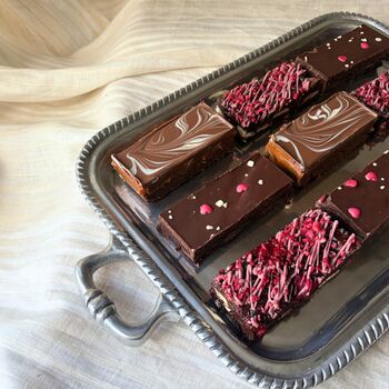 Valentine's Brownie Box Letterbox Gift, 9 of 12