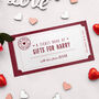Personalised Book Of Relationship Giftable Tickets, thumbnail 1 of 11