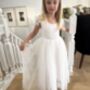 Blossom In Ivory White ~ Flower Girl Or Party Girl Dress, thumbnail 6 of 8