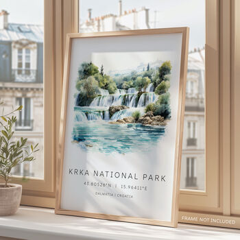 Croatia Travel Print Of Krka National Park, 3 of 7