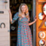 Tilly Block Print Dress Sunflower, thumbnail 1 of 3
